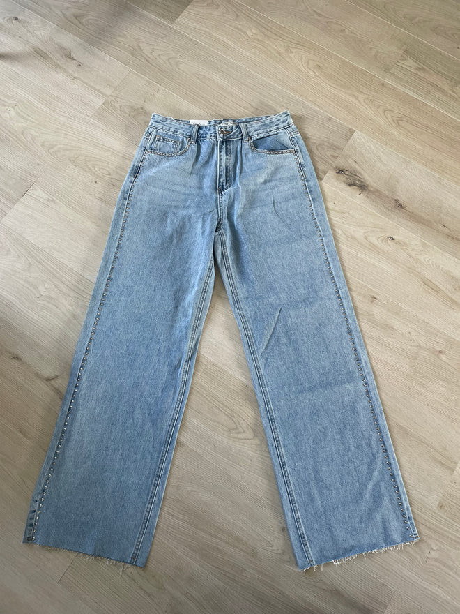 Tweede kans - Sanne wide jeans light denim - 42