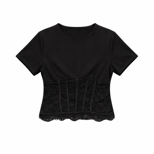 Iris top black