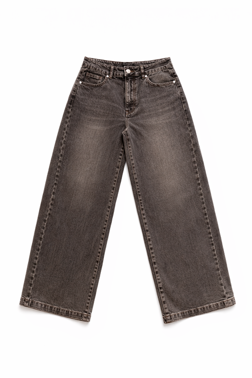 Stretch - Puck extra wide jeans brown