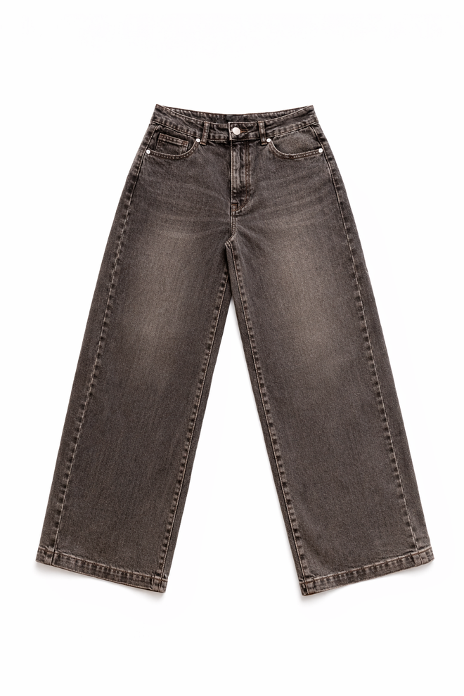 Stretch - Puck extra wide jeans brown