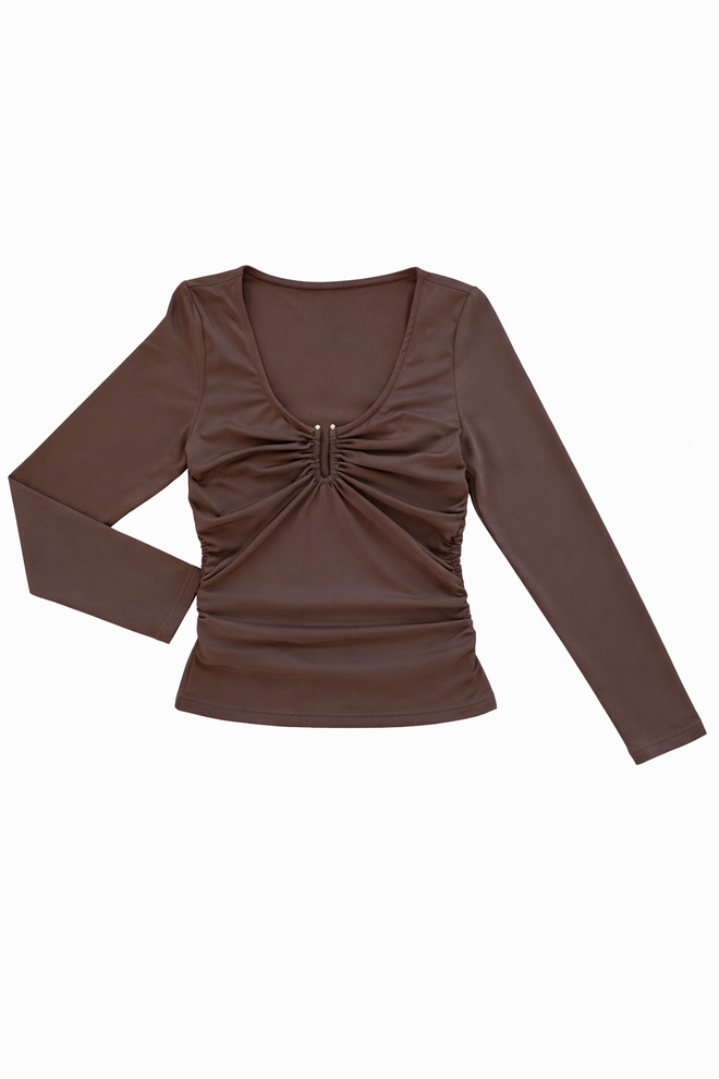 Loua top brown