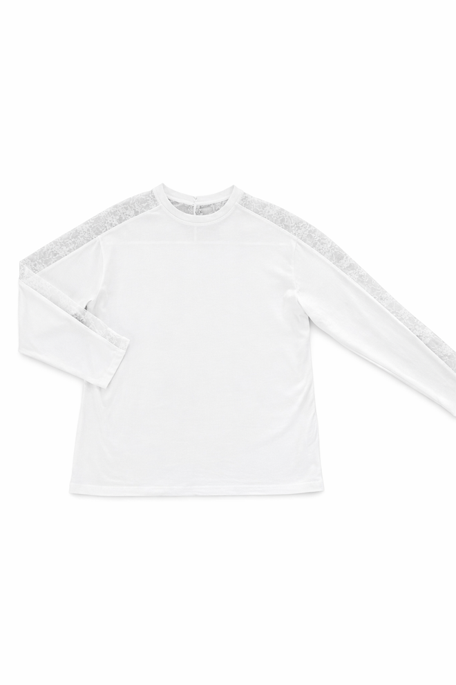 PRE-ORDER Marie top white