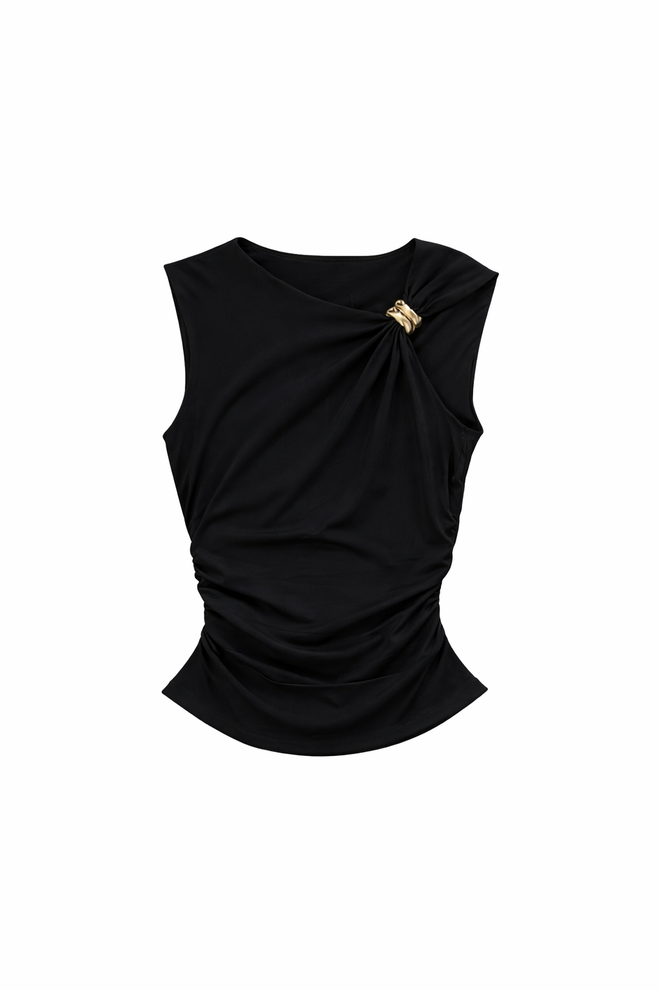 Luca top black
