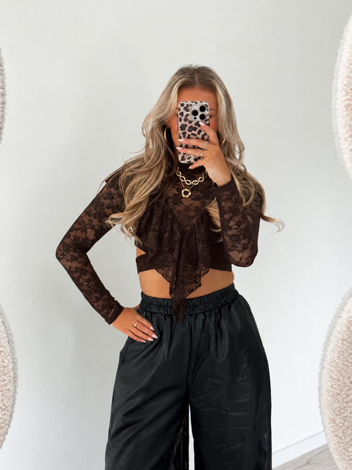 Giorgia top brown