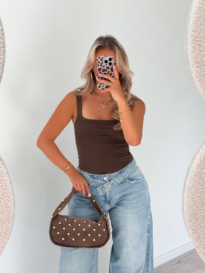 Kay bodysuit brown