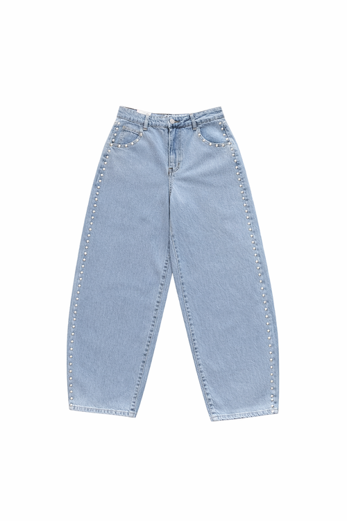 Stretch - Dana balloon jeans light denim