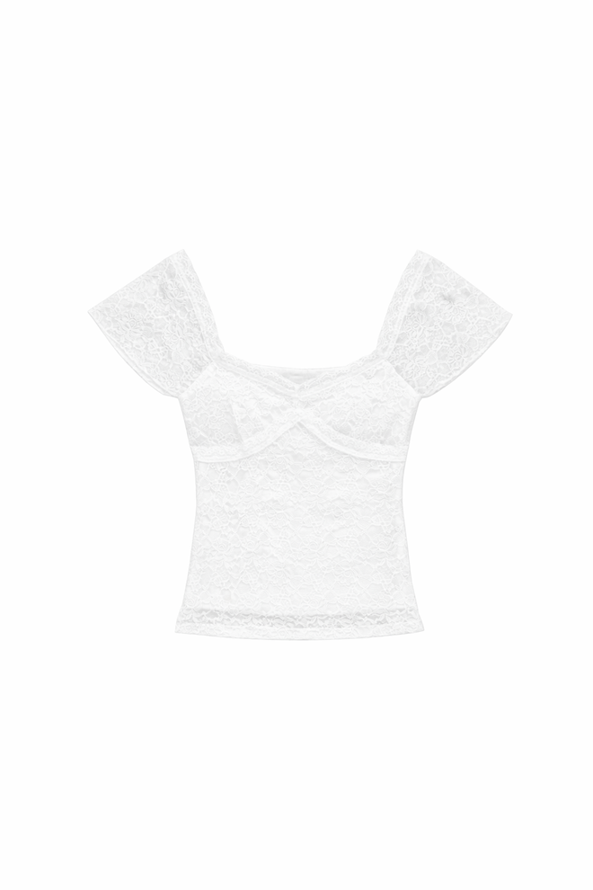 PRE-ORDER Lieve top white