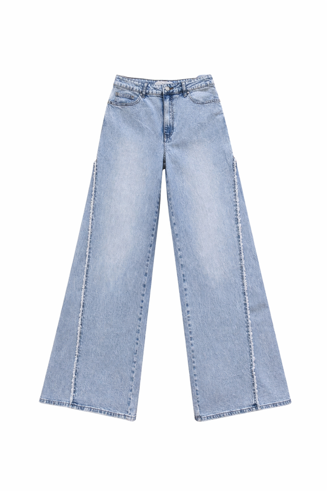 Stretch - Holly extra wide jeans light denim