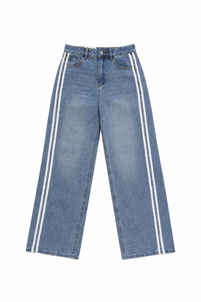 Lien wide jeans light denim