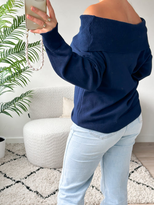 Amelie knit navy blue