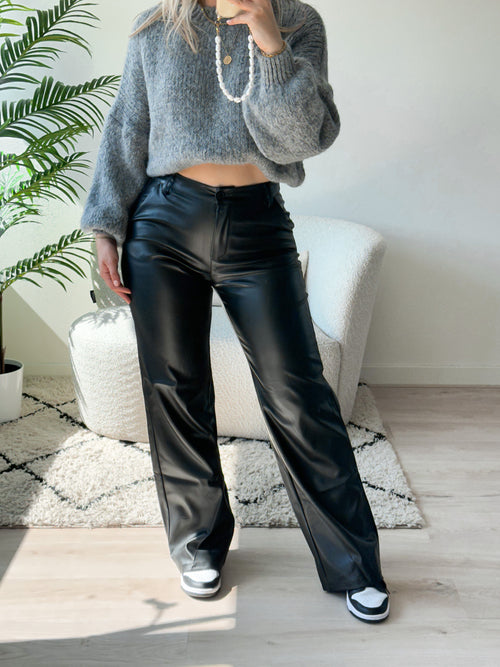 Stretch - Astrid leather look pants