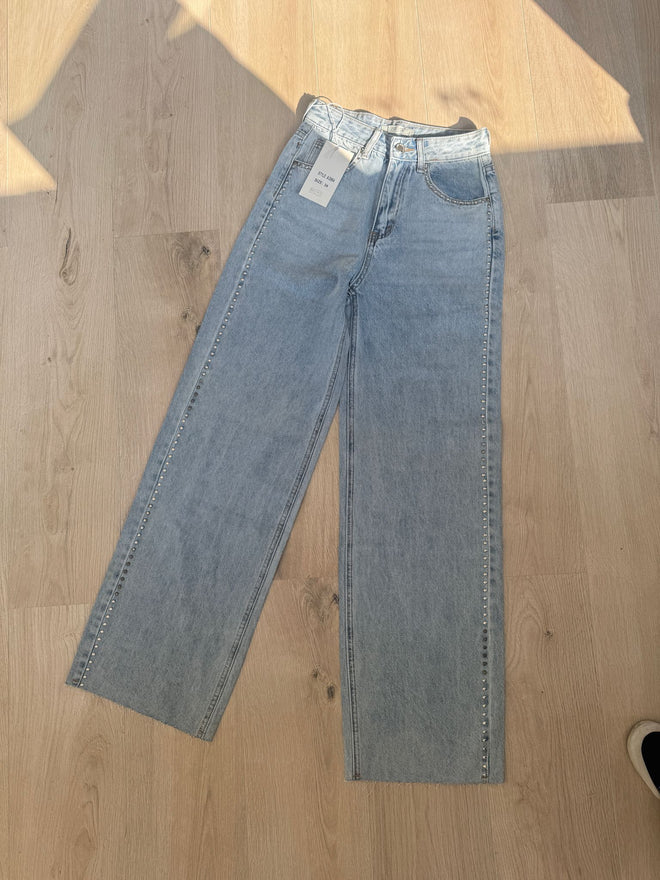 Tweede kans - Sanne wide jeans light denim - 34