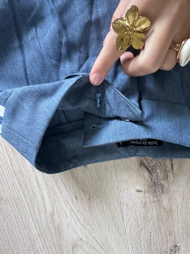 Tweede kans - Anne pants denim blue- S