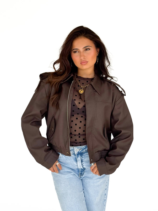 Julie jacket brown
