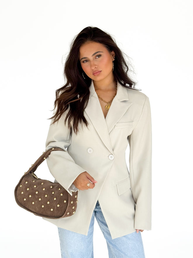 Nura blazer crème
