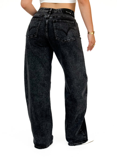 Stretch - Mimi balloon jeans anthracite