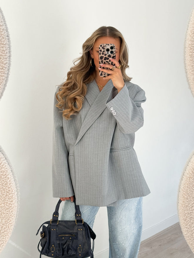 Jazzy blazer light grey