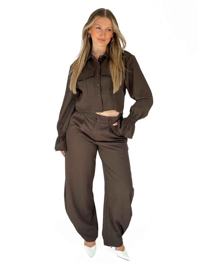 Nina balloon pants brown