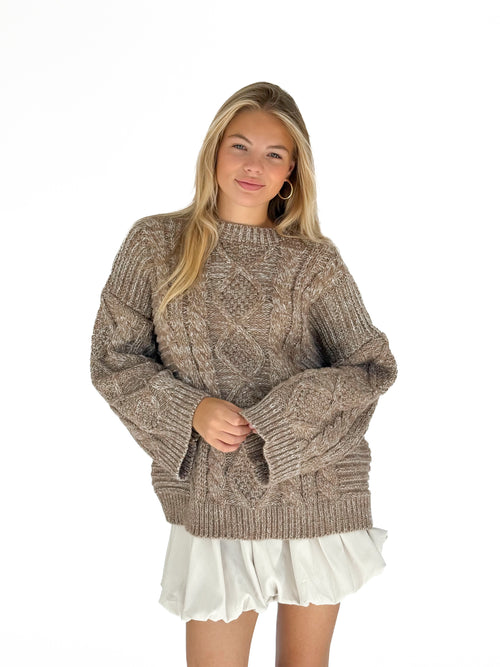 Myrthe knit taupe