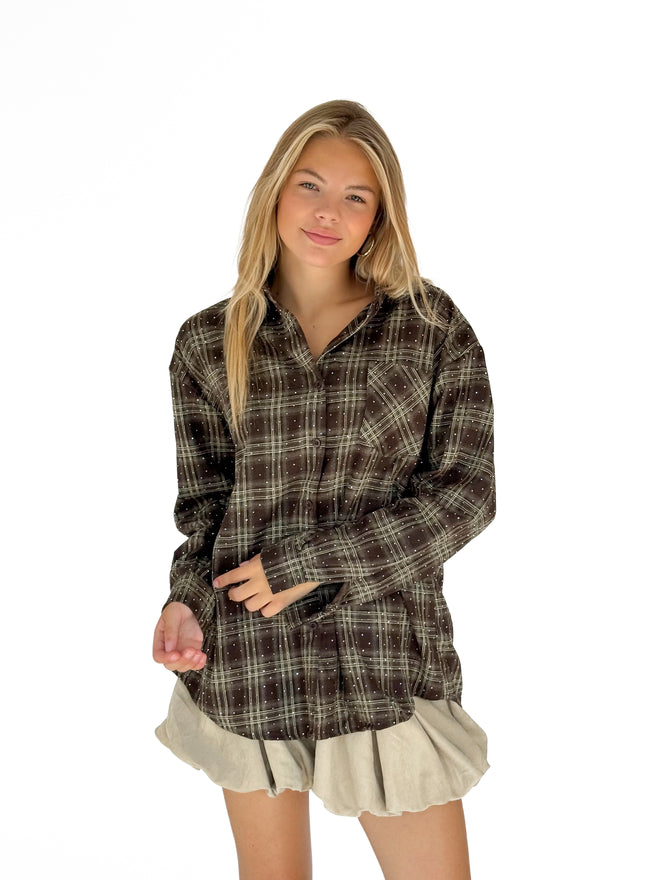 Romy blouse brown