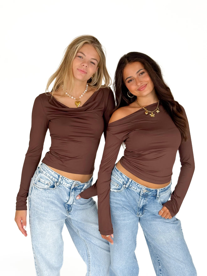 Lisa top brown