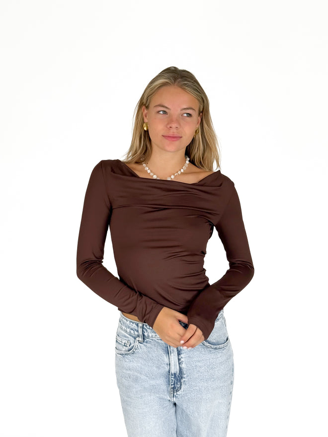 Lisa top brown