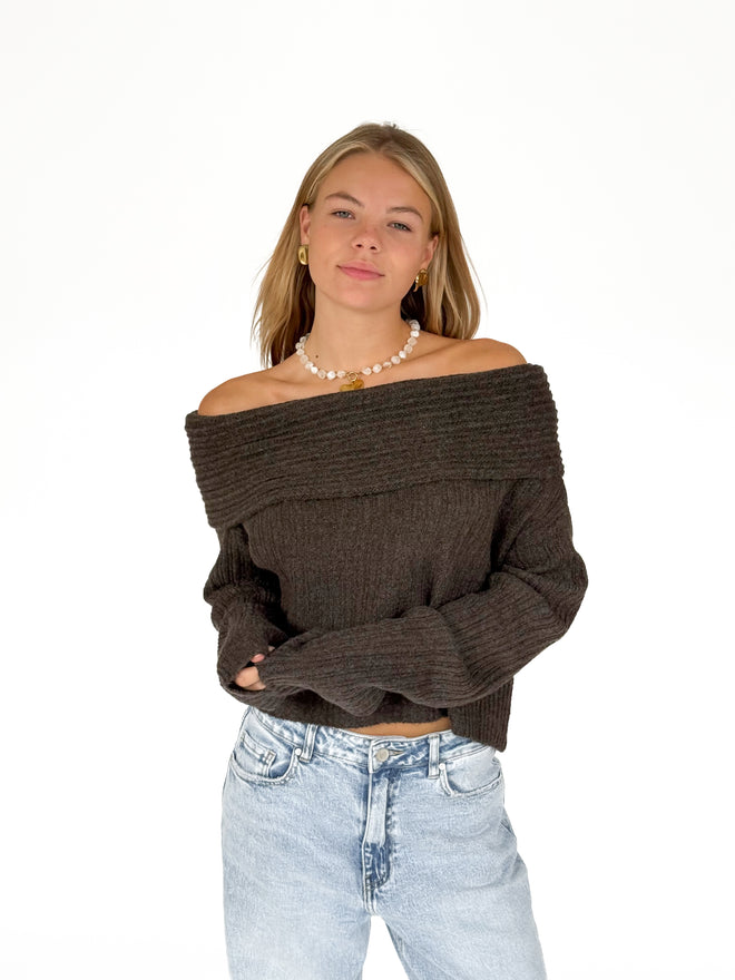Rosa knit brown