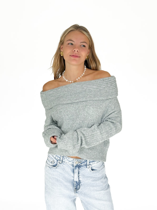 Rosa knit grey