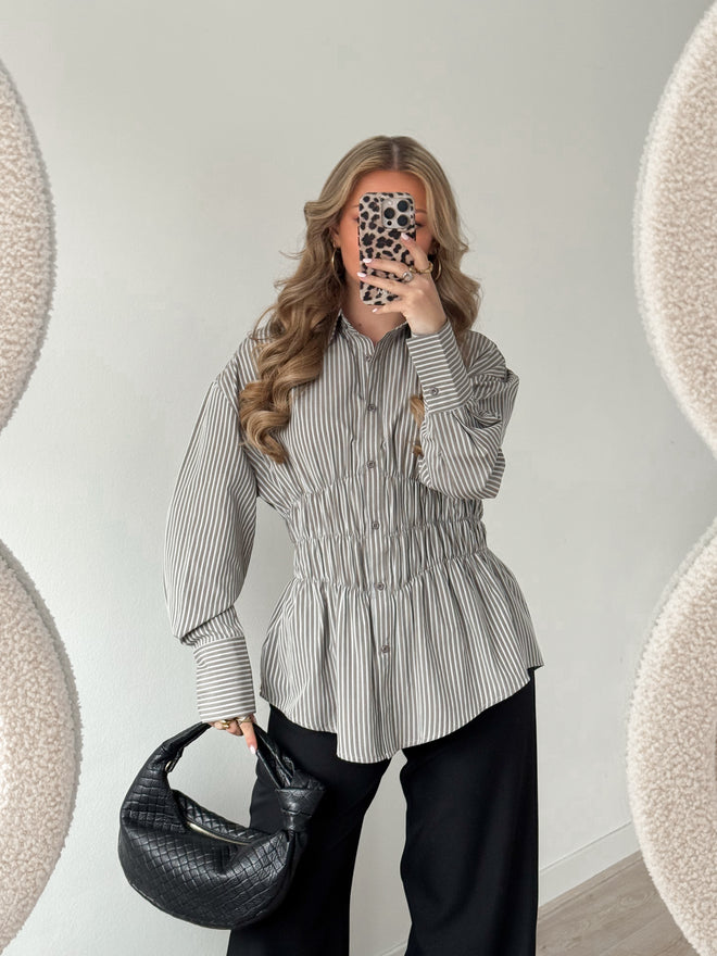 Emma blouse taupe