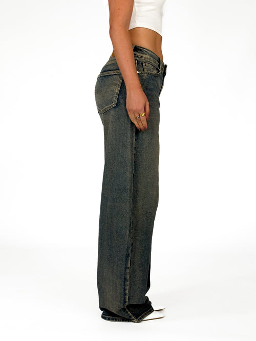 Stretch - Mimi balloon jeans vintage blue
