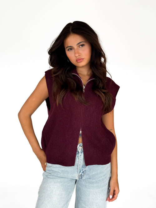 Milly knit bordeaux