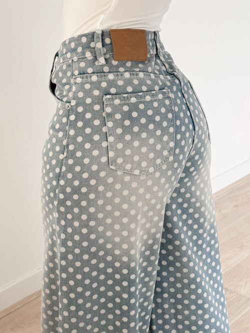 PRE-ORDER Tall - Didi extra wide jeans mid denim