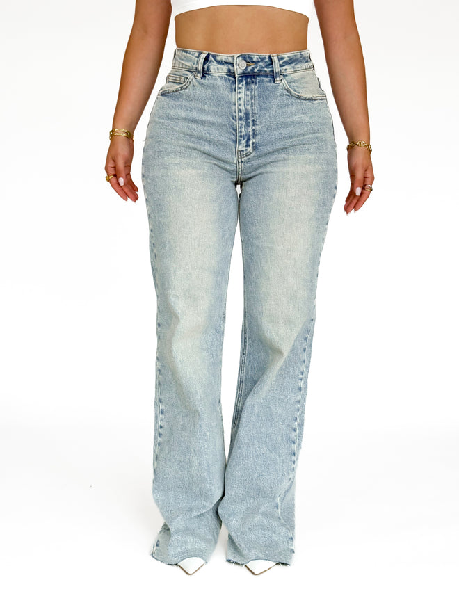 Tall - Stretch - Ayla wide jeans vintage denim