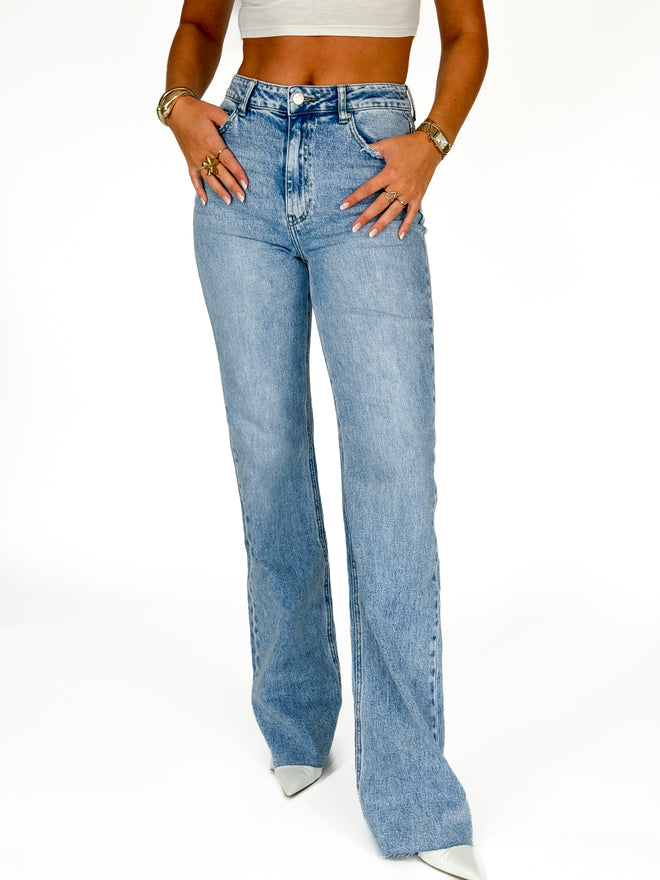 Tall - Stretch - Ayla wide jeans extra light denim