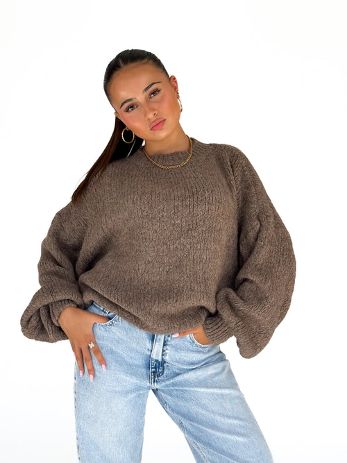 Kiki knit taupe