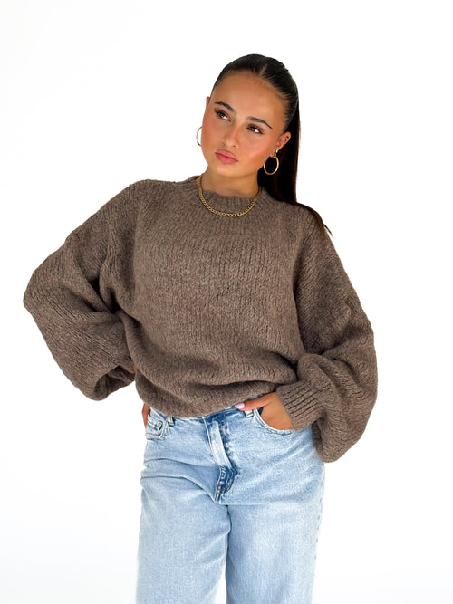 Kiki knit taupe