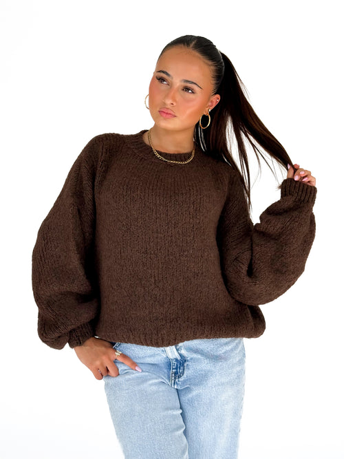 Kiki knit brown
