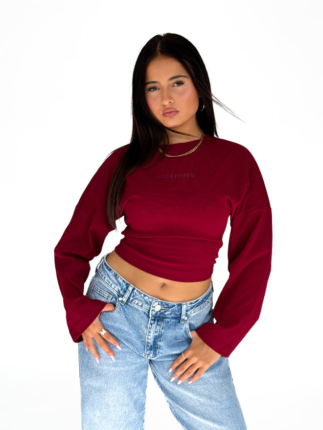 Ruby top bordeaux