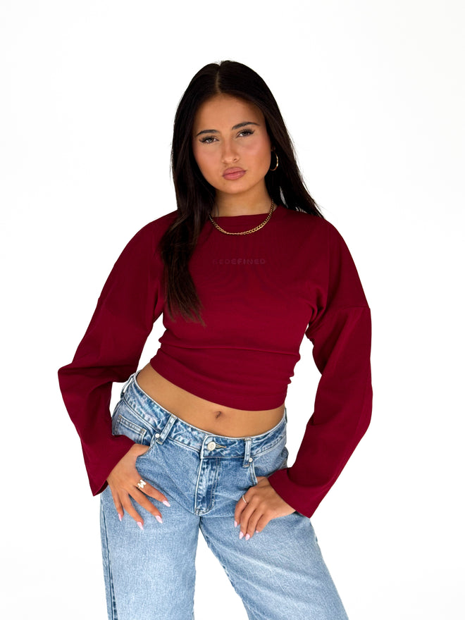 Ruby top bordeaux