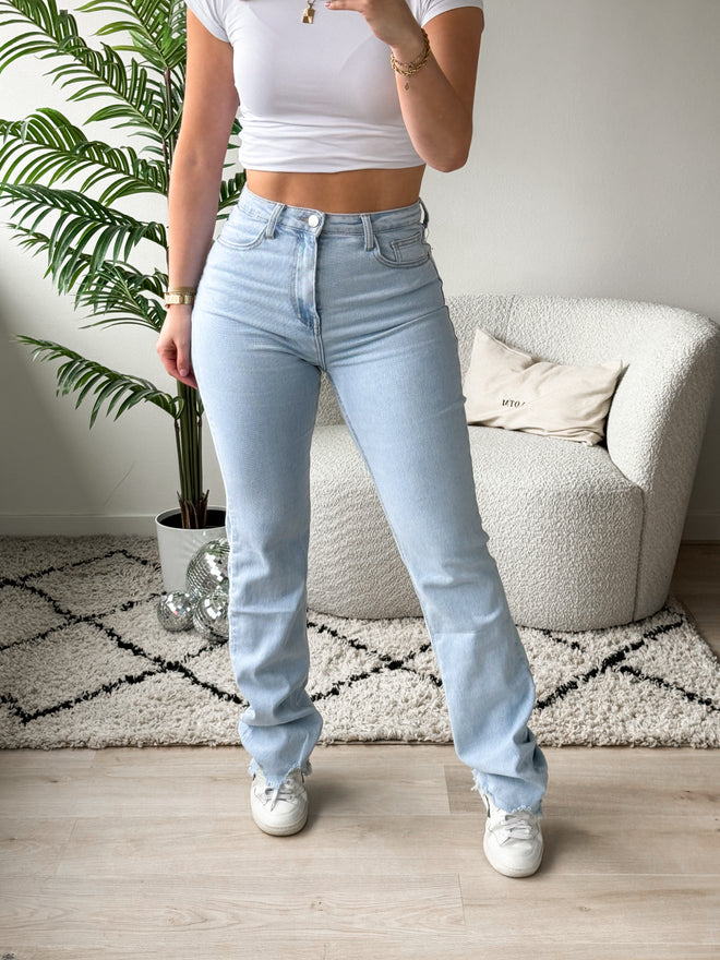 PRE-ORDER Tall - Stretch - Louise straight jeans extra light denim