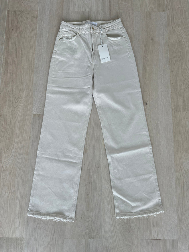 Tweede kans - Ayla wide jeans creme - 40