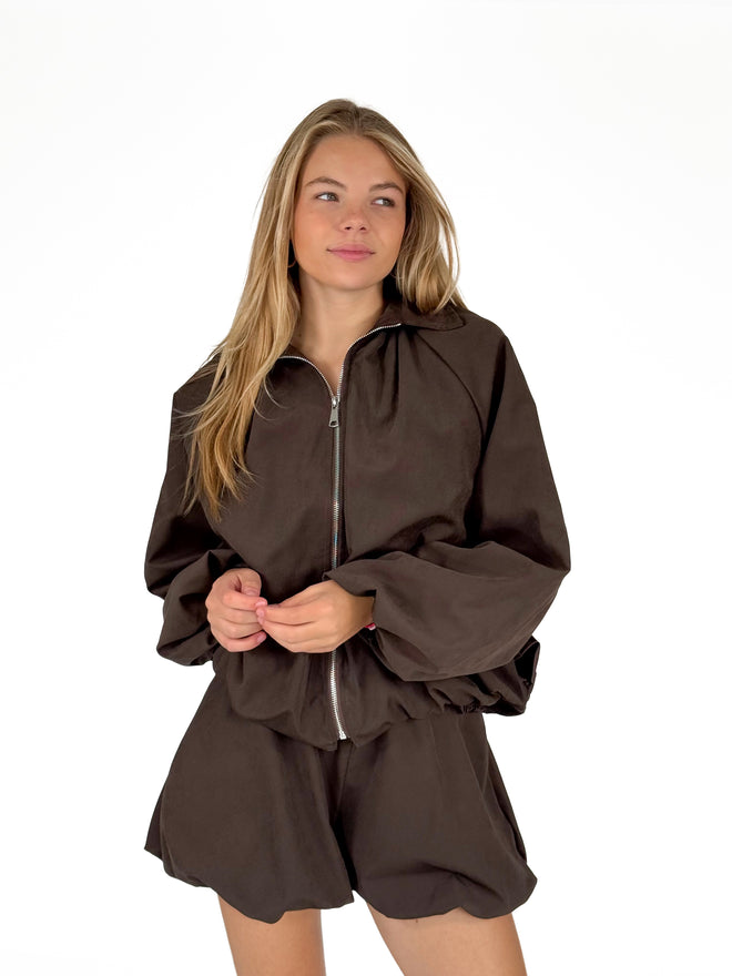Gaby jacket brown