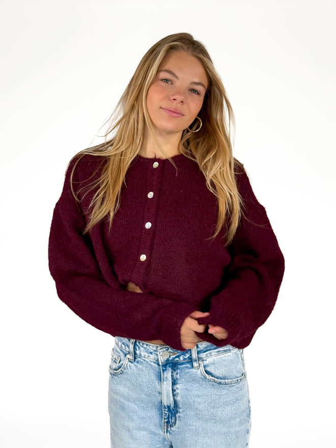 Yara knit bordeaux