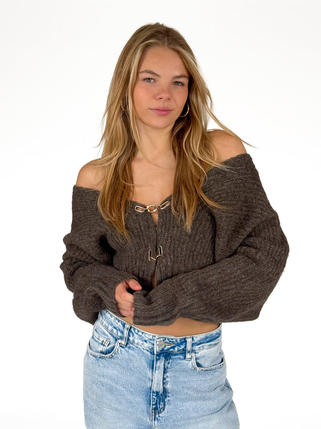 Lilly knit brown