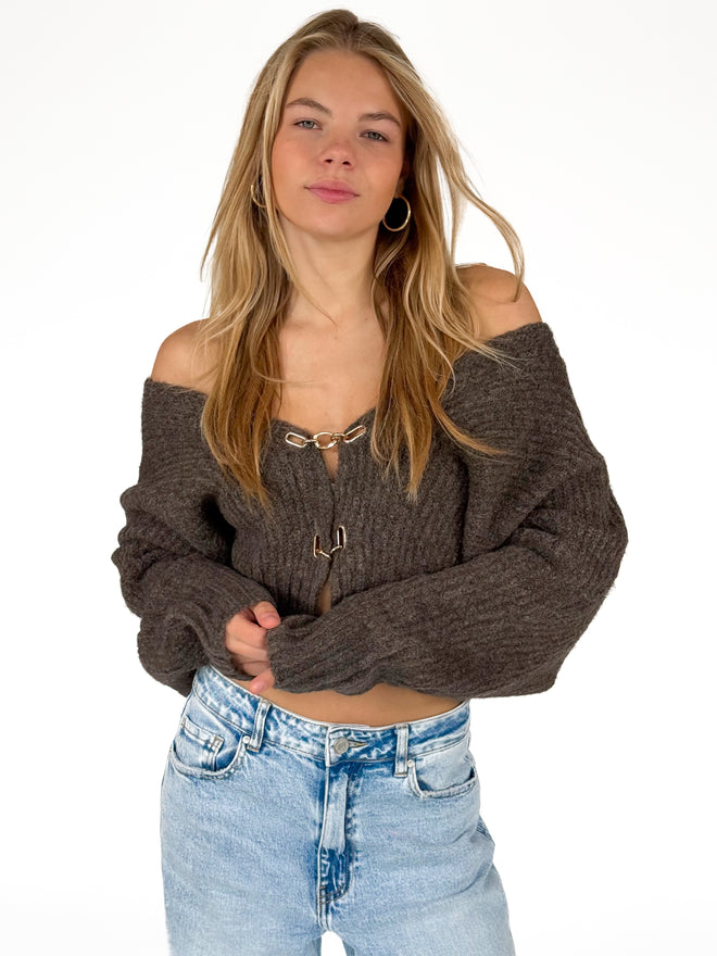 Lilly knit brown