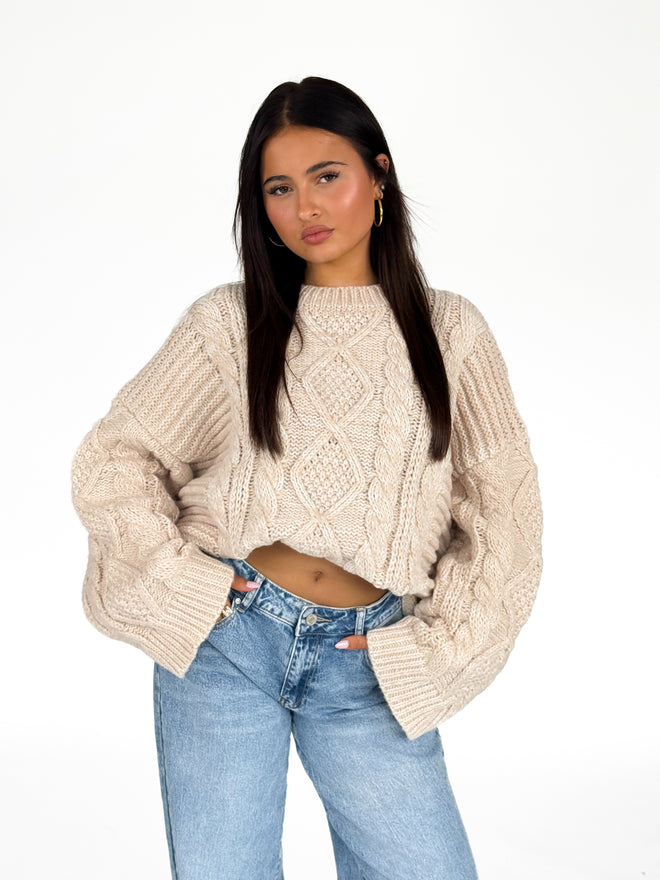 Myrthe knit crème