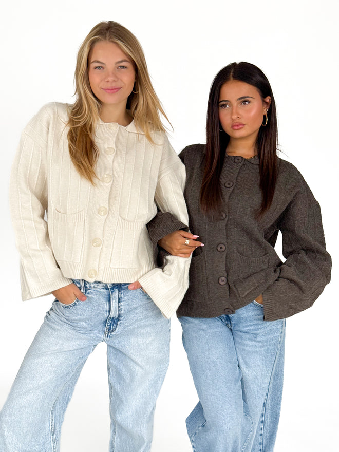 Do cardigan brown