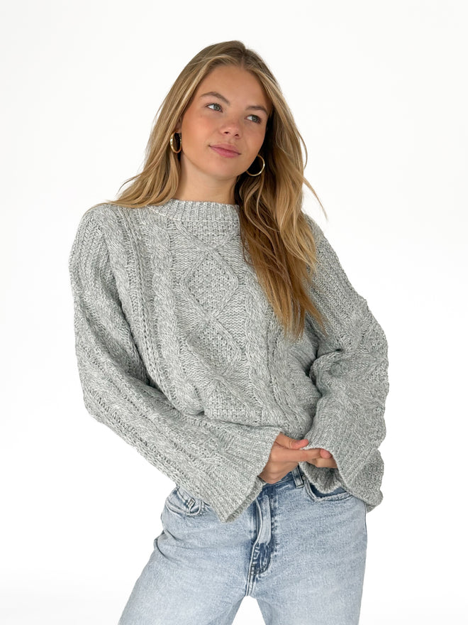 Myrthe knit light grey