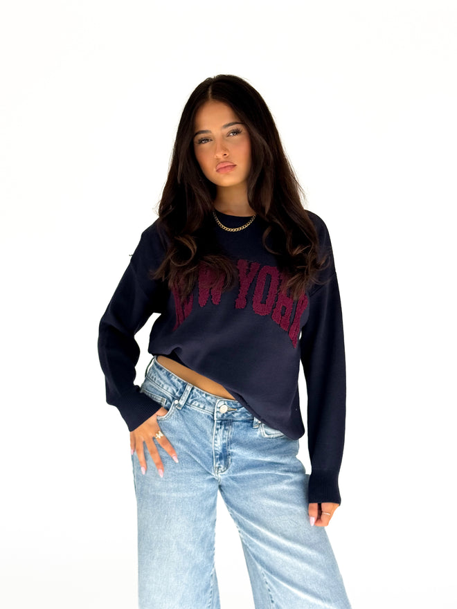 Lieke knit navy blue