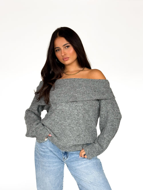 Emma knit grey